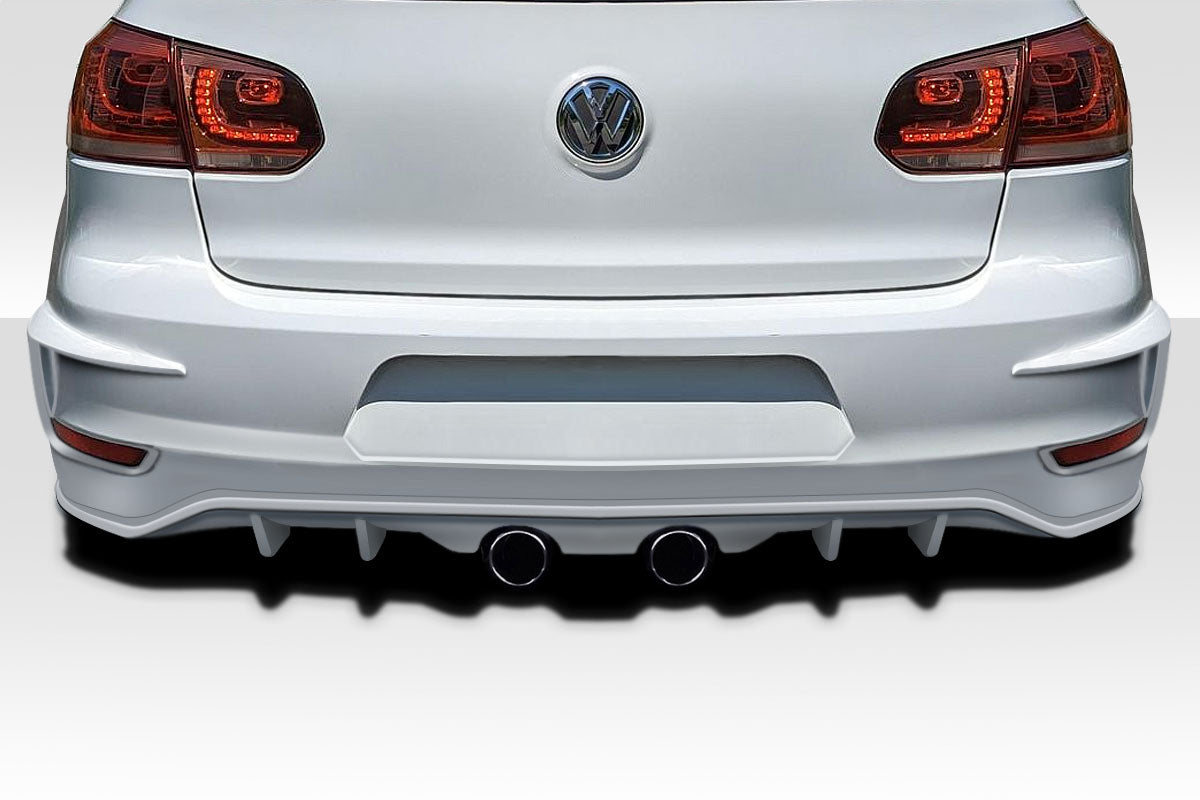 Extreme Dimensions Duraflex Rabbet Rear Bumper Cover Compatible With 2010-2014 Volkswagen GTI - 118318