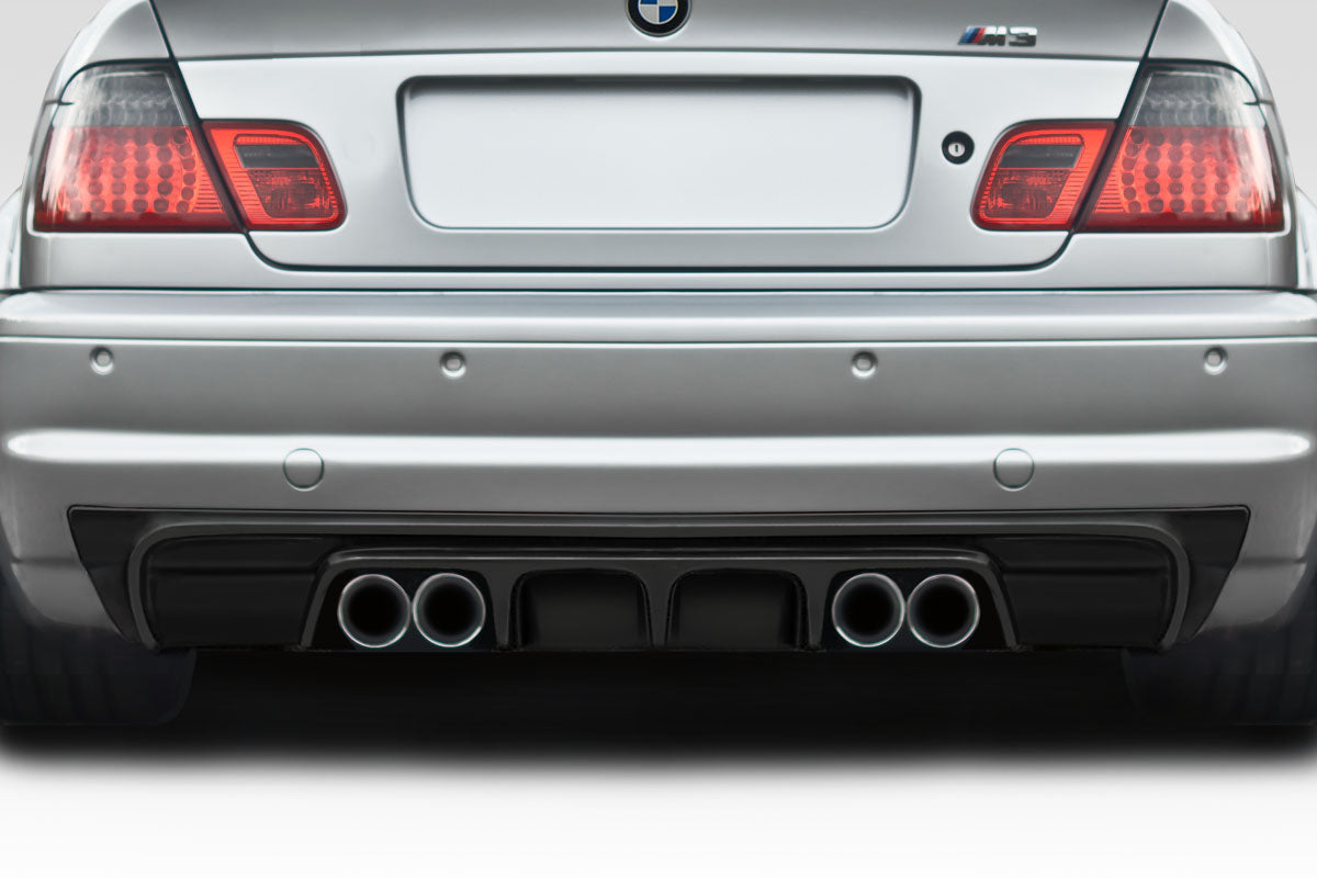 Extreme Dimensions Duraflex GT Tune Rear Diffuser Compatible With 2000-2006 BMW 3 Series M3 E46 2DR - 1 Piece - 118337