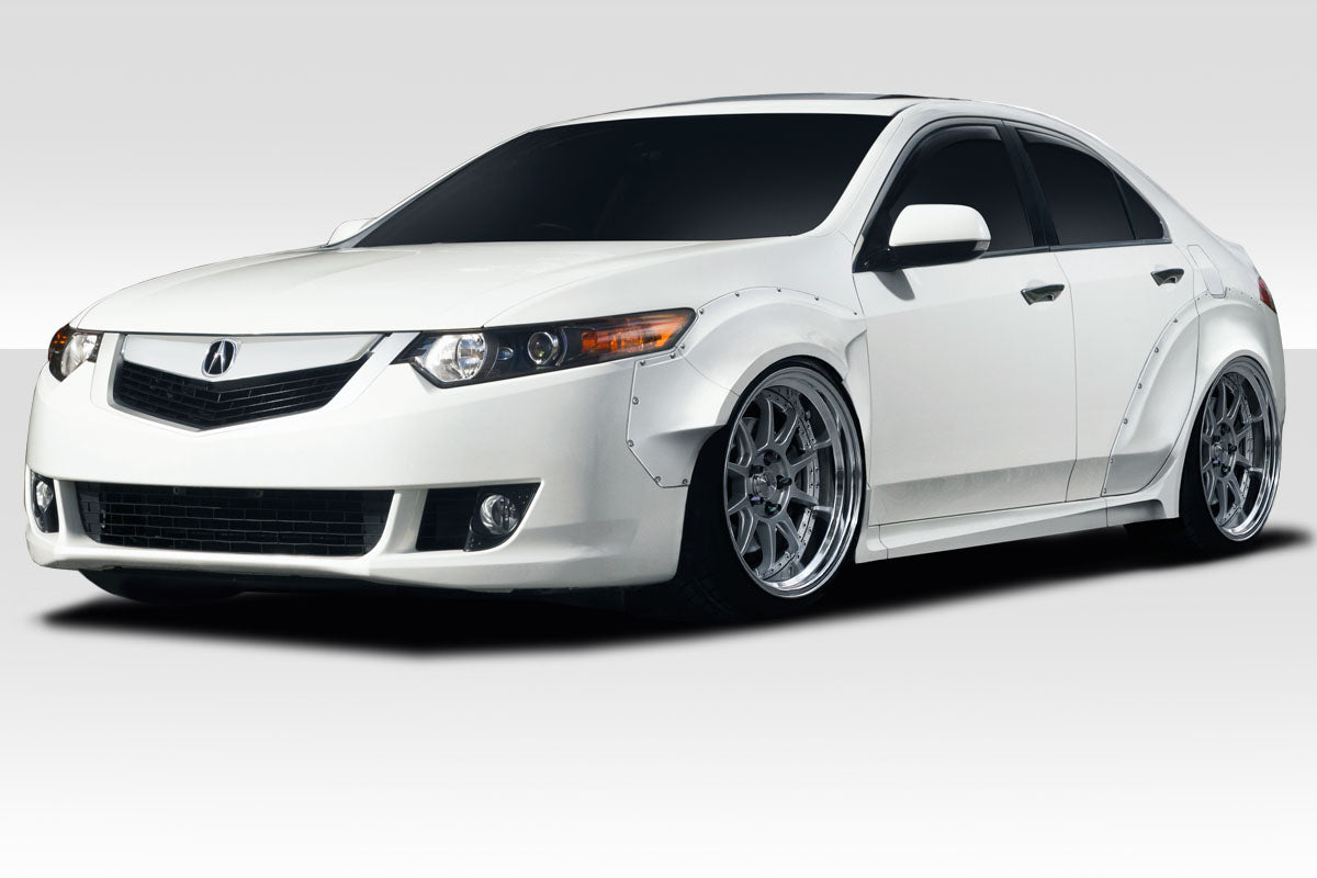 Extreme Dimensions Duraflex Khan Wide Body Fender Flares Kit Compatible With 2009-2014 Acura TSX - 10 Piece - 118339
