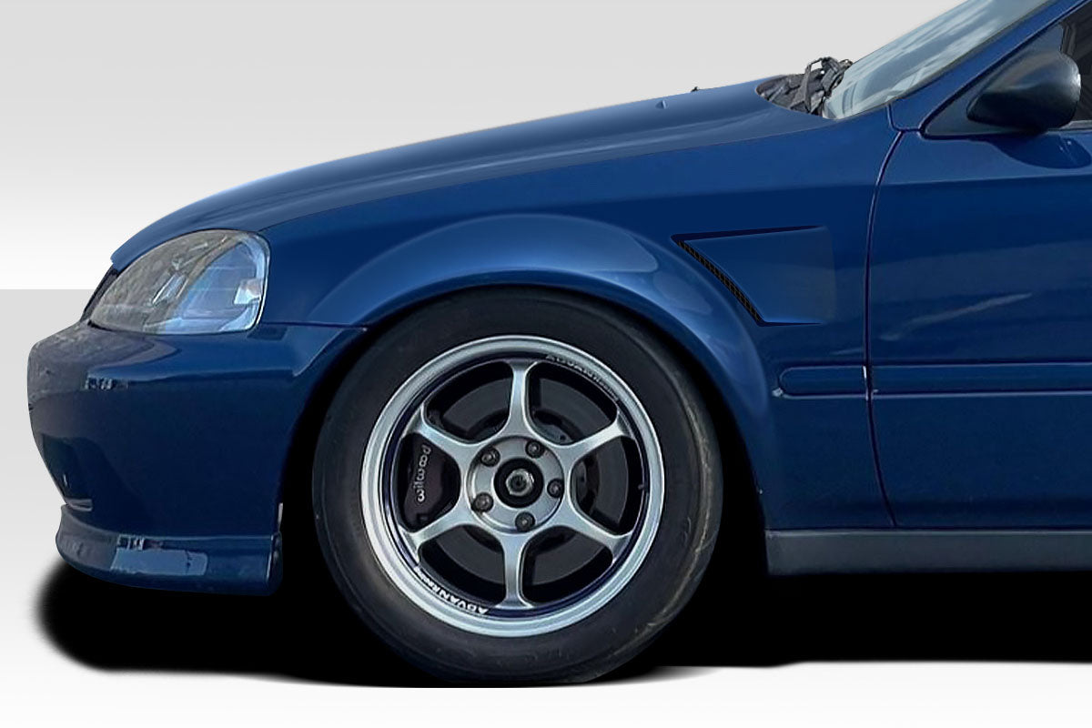 Extreme Dimensions Duraflex Suzuka Front Fenders Compatible With 1996-1998 Honda Civic - 2 Piece - 118365