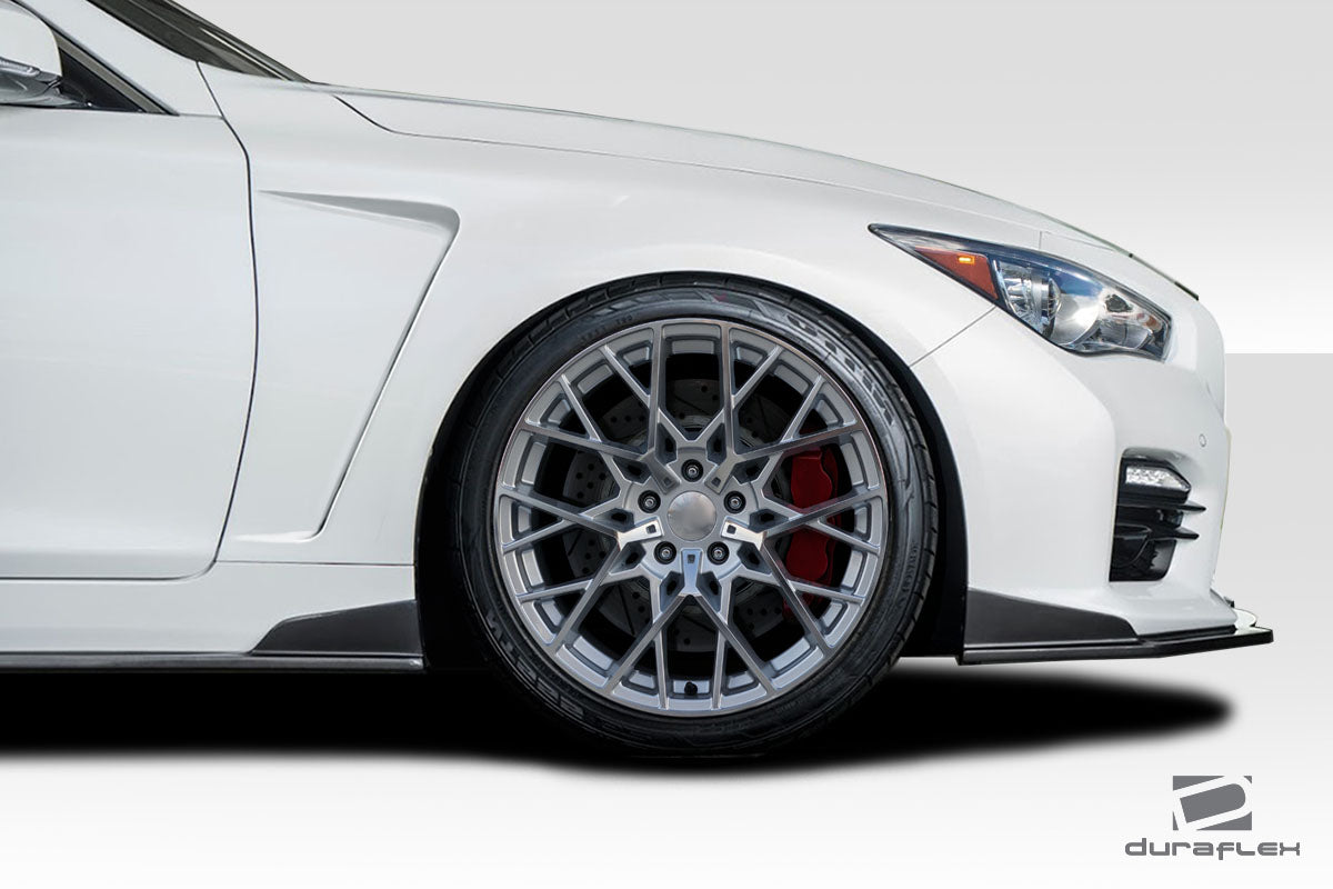 Extreme Dimensions Duraflex Gamma Front Fenders Compatible With 2014-2023 Infiniti Q50 - 2 Piece - 118367