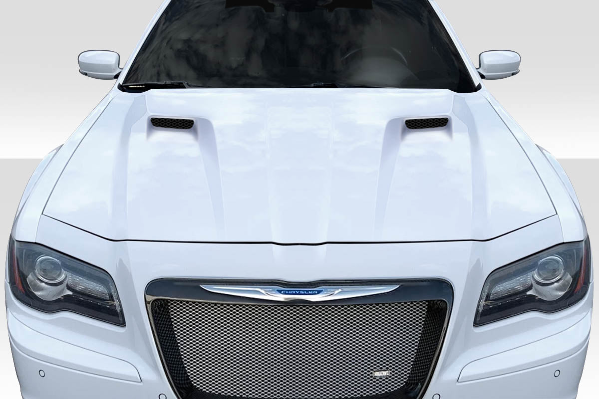Extreme Dimensions Duraflex Challenger Look Hood Compatible With 2011-2023 Chrysler 300 - 1 Piece - 118371