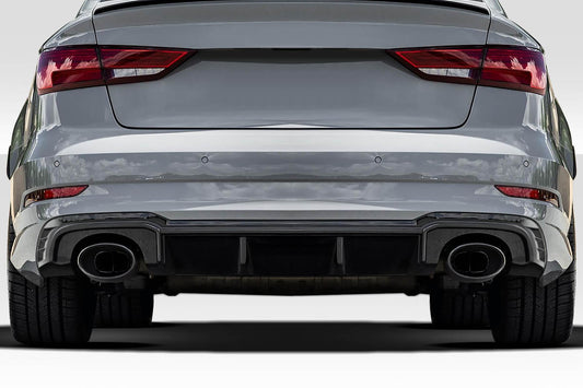 Extreme Dimensions Duraflex Macula Rear Diffuser Compatible With 2018-2020 Audi RS3 - 1 Piece - 118383