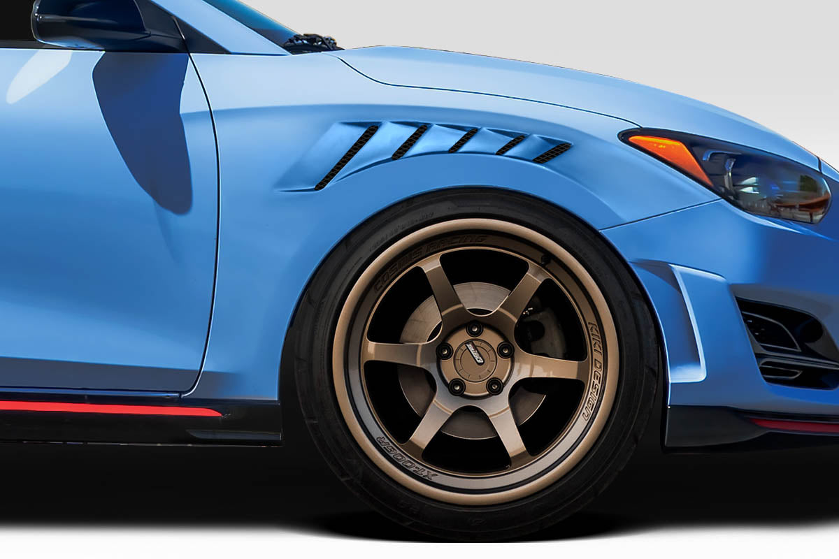 Extreme Dimensions Duraflex Nevus Front Fenders Compatible With 2019-2023 Hyundai Veloster N - 2 Piece - 118390