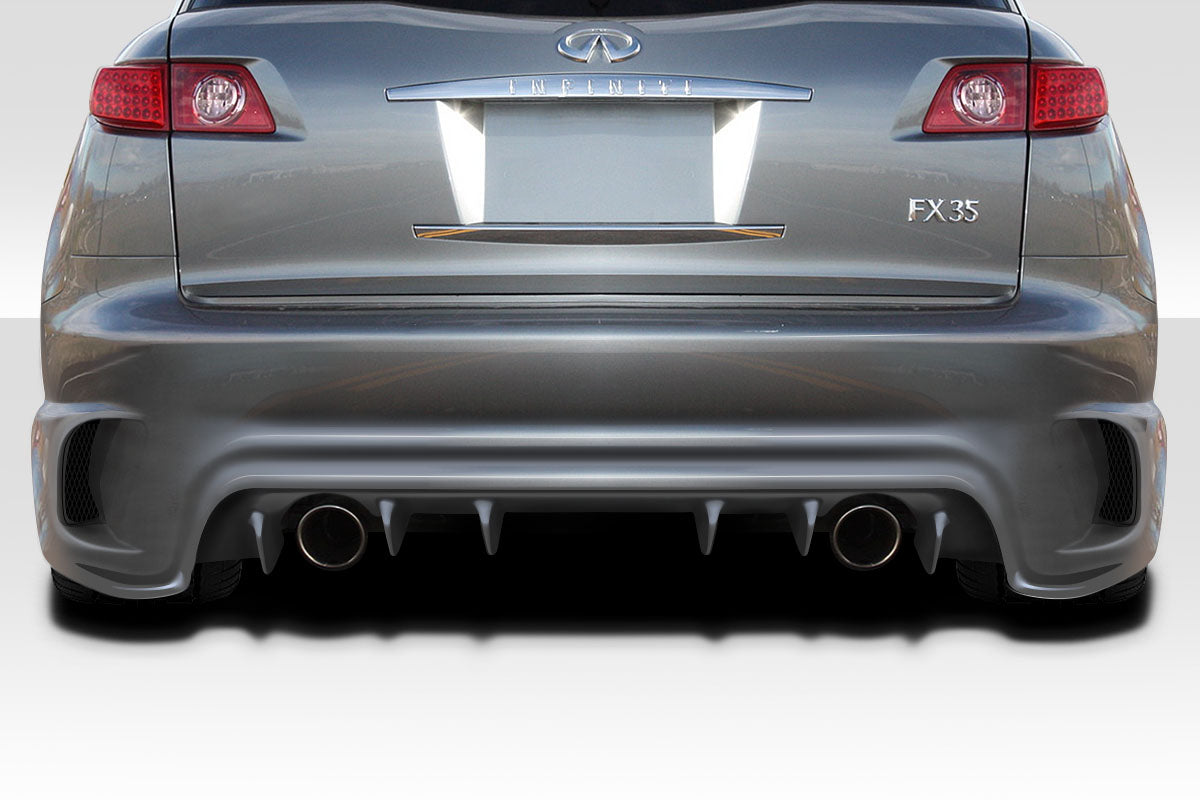 Extreme Dimensions Duraflex Samba Rear Bumper Cover Cover Compatible With 2003-2008 Infiniti FX35 FX45 - 118398