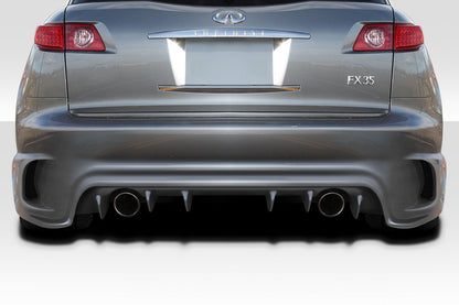 Extreme Dimensions Duraflex Samba Rear Bumper Cover Cover Compatible With 2003-2008 Infiniti FX35 FX45 - 118398