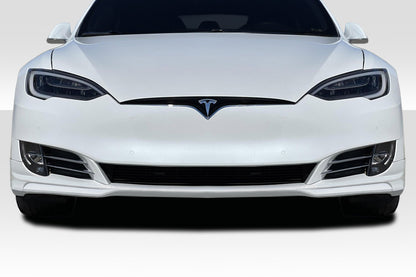 Extreme Dimensions Duraflex Pulse Front Lip Spoiler Compatible With 2016.5-2022 Tesla Model S - 1 Piece - 118399