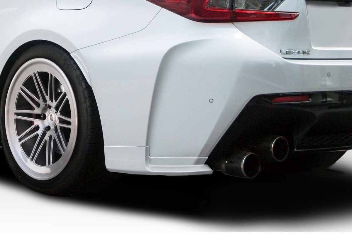 Extreme Dimensions Duraflex Alpha Rear Spats Compatible With 2015-2019 Lexus RC-F - 118401