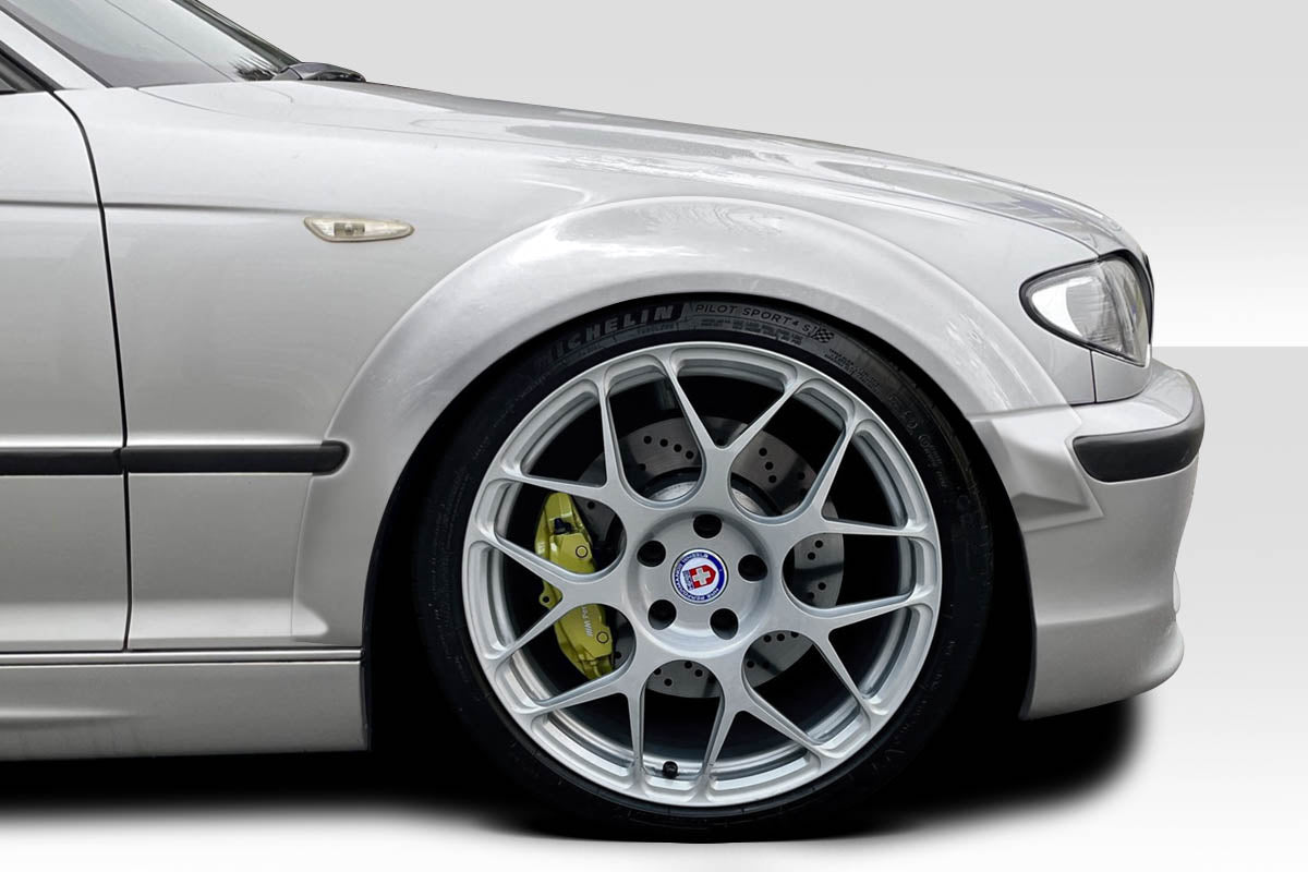Extreme Dimensions Duraflex M Look Front Fenders Flares Compatible With 2001-2006 BMW 3 Series - 2 Piece - 118429