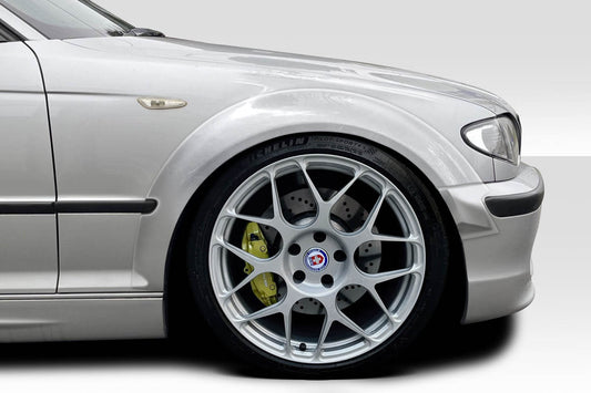 Extreme Dimensions Duraflex M Look Front Fenders Flares Compatible With 2001-2006 BMW 3 Series - 2 Piece - 118429