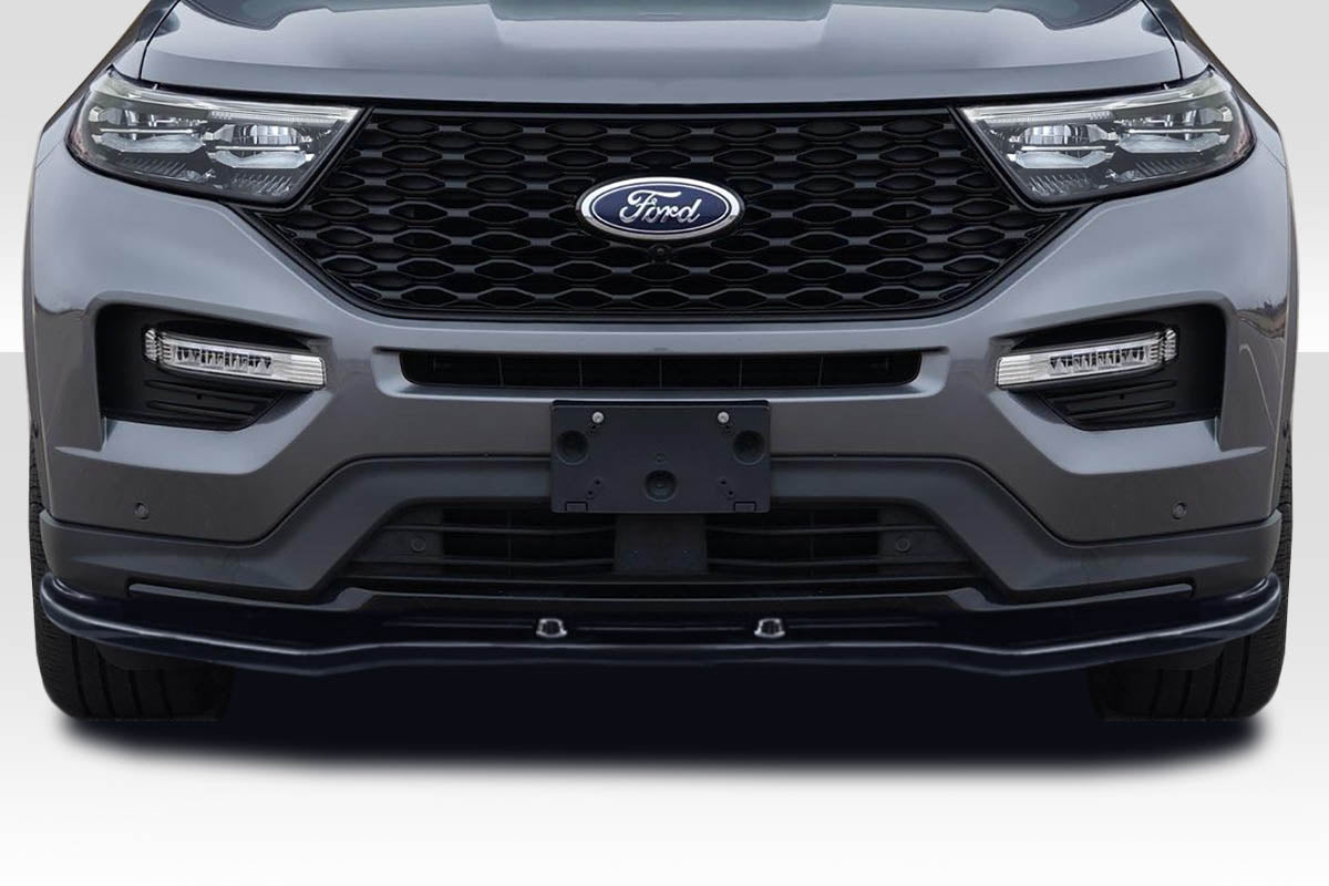 Extreme Dimensions Duraflex Warder Front Lip Spoiler Compatible With 2020-2023 Ford Explorer - 1 Piece - 118484