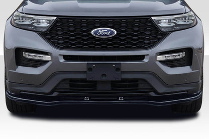 Extreme Dimensions Duraflex Warder Front Lip Spoiler Compatible With 2020-2023 Ford Explorer - 1 Piece - 118484