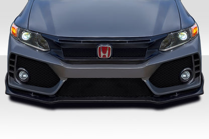 Duraflex FK8 Style Front Bumper Cover Compatible With 2012-2015 Honda Civic - 118515
