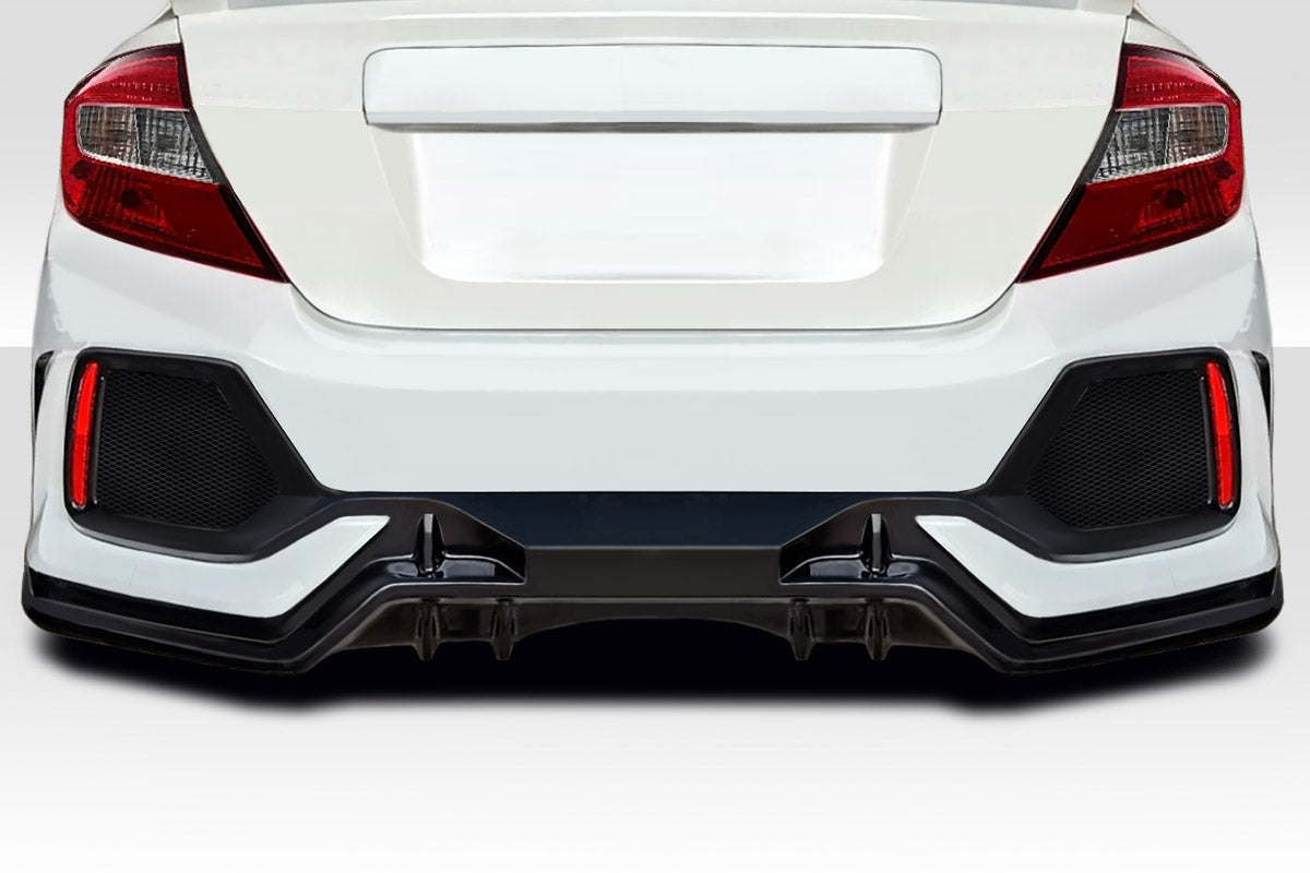 Duraflex FK8 Style Rear Bumper Cover Compatible With 2012-2015 Honda Civic - 118516