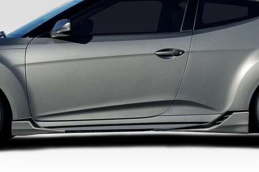 Extreme Dimensions Duraflex Minda Side Skirts Splitters Compatible With 2012-2017 Hyundai Veloster Turbo - 4 Piece - 118519