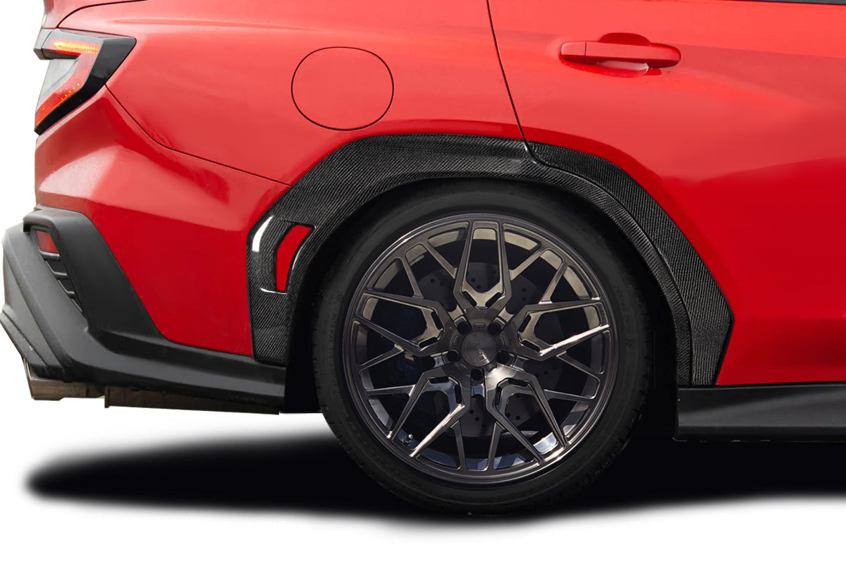 Carbon Creations OEM Look Rear Fender Flare Compatible With 2022-2023 Subaru WRX - 4 Pieces - 118556