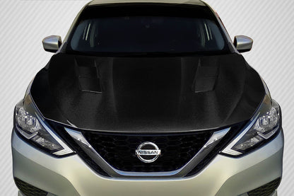 Carbon Creations JS Hood Compatible With 2017-2019 Nissan Sentra - 118558