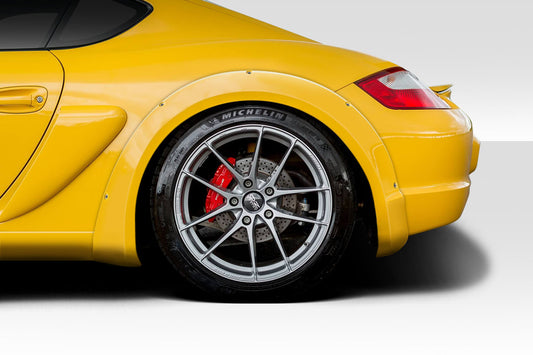 Extreme Dimensions Duraflex Marta Rear Fender Flares Compatible With 2006-2012 Porsche Cayman 05-2012 Boxster - 118561
