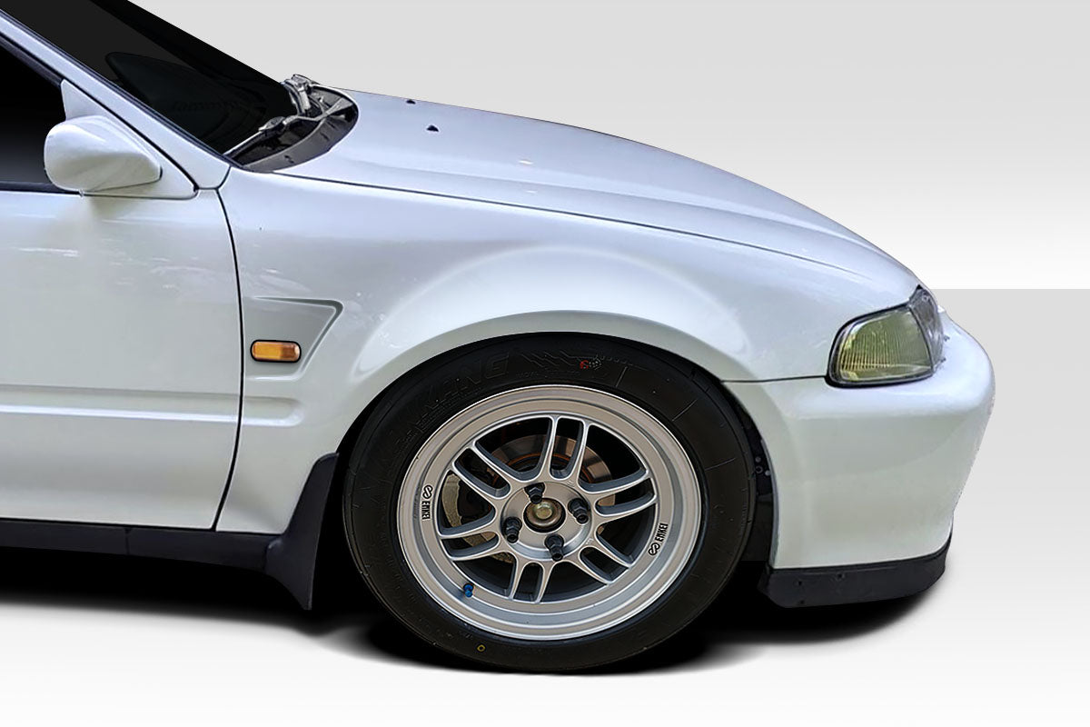 Extreme Dimensions Duraflex Suzuka Front Fenders Compatible With 1992-1995 Honda Civic HB - 2 Piece - 118593