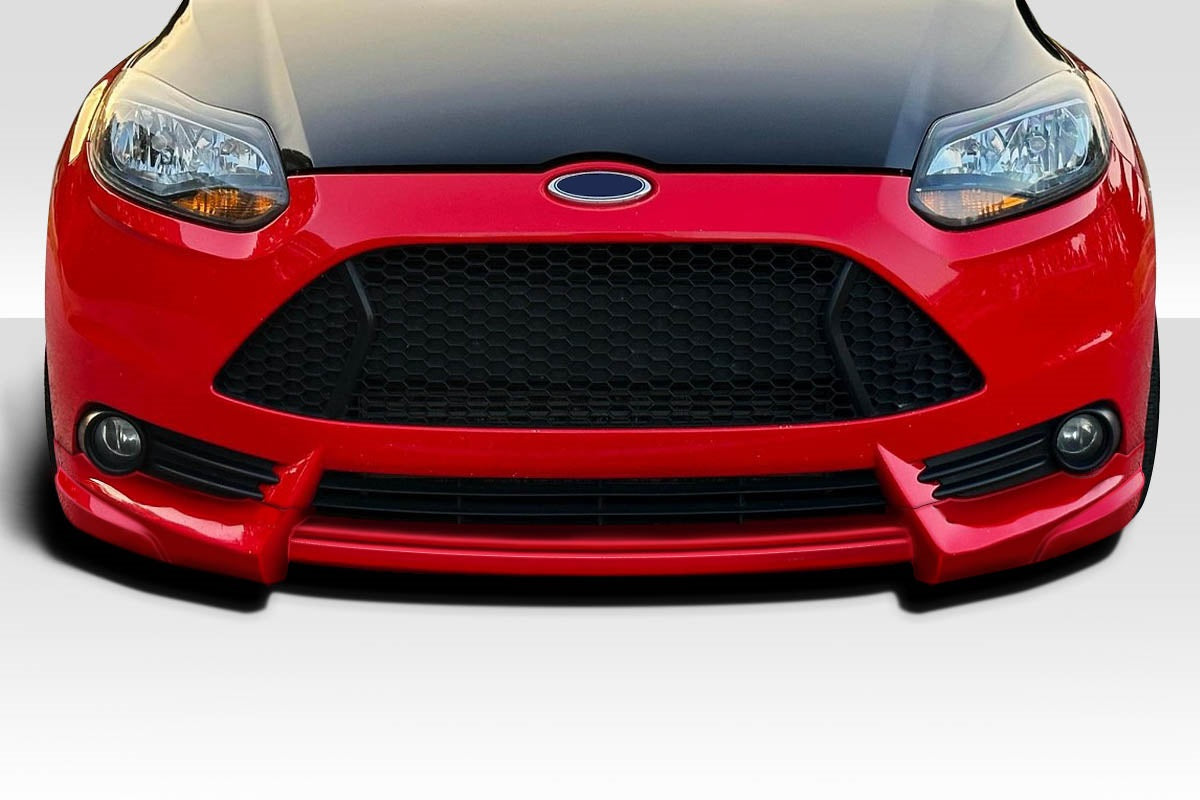 Duraflex Rayer Front Lip Spoiler Compatible With 2013-2014 Ford Focus St - 1 Piece - 118604