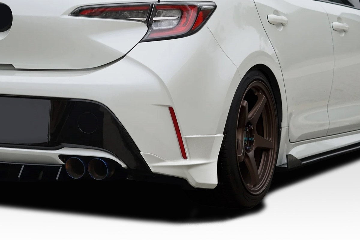 Duraflex Medula Rear Lip Add On Spoiler Compatible With 2019-2023 Toyota Corolla Hatchback - 2 Piece - 118668