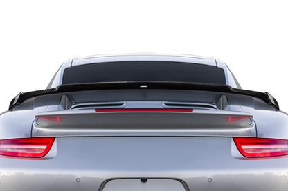 Carbon Creations Raven Rear Wing Spoiler Extension Compatible With 2014-2019 Porsche Turbo - 1 Piece - 118695