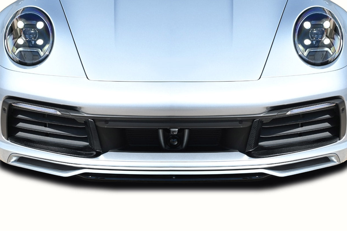 Carbon Creations Phoenix Front Bumper Air Guide Compatible With 2020-2022 Porsche Carrera 911 992 - 2 Piece - 118759