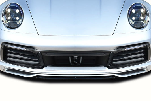Carbon Creations Phoenix Front Bumper Air Guide Compatible With 2020-2022 Porsche Carrera 911 992 - 2 Piece - 118759