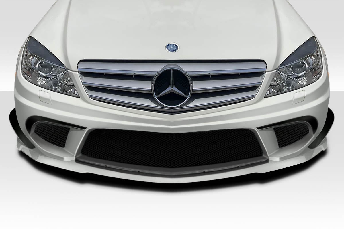 Duraflex Black Series Look Front Bumper Cover Compatible With 2008-2011 Mercedes C Class W204 - 1 Piece - 118810