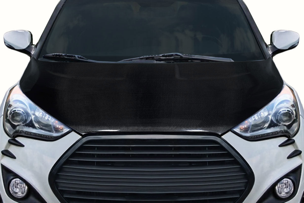 Carbon Creations OEM Look Hood Compatible With 2012-2017 Hyundai Veloster - 1 Piece - 118820