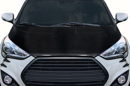 Carbon Creations OEM Look Hood Compatible With 2012-2017 Hyundai Veloster - 1 Piece - 118820