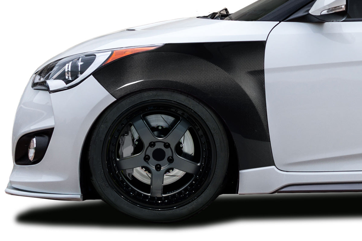 Carbon Creations OEM Look Fender Compatible With 2012-2017 Hyundai Veloster - 2 Pieces - 118821