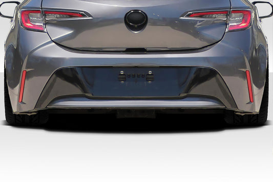 Duraflex King Rear Diffuser Compatible With 2019-2022 Toyota Corolla Hatchback - 1 Piece - 118849