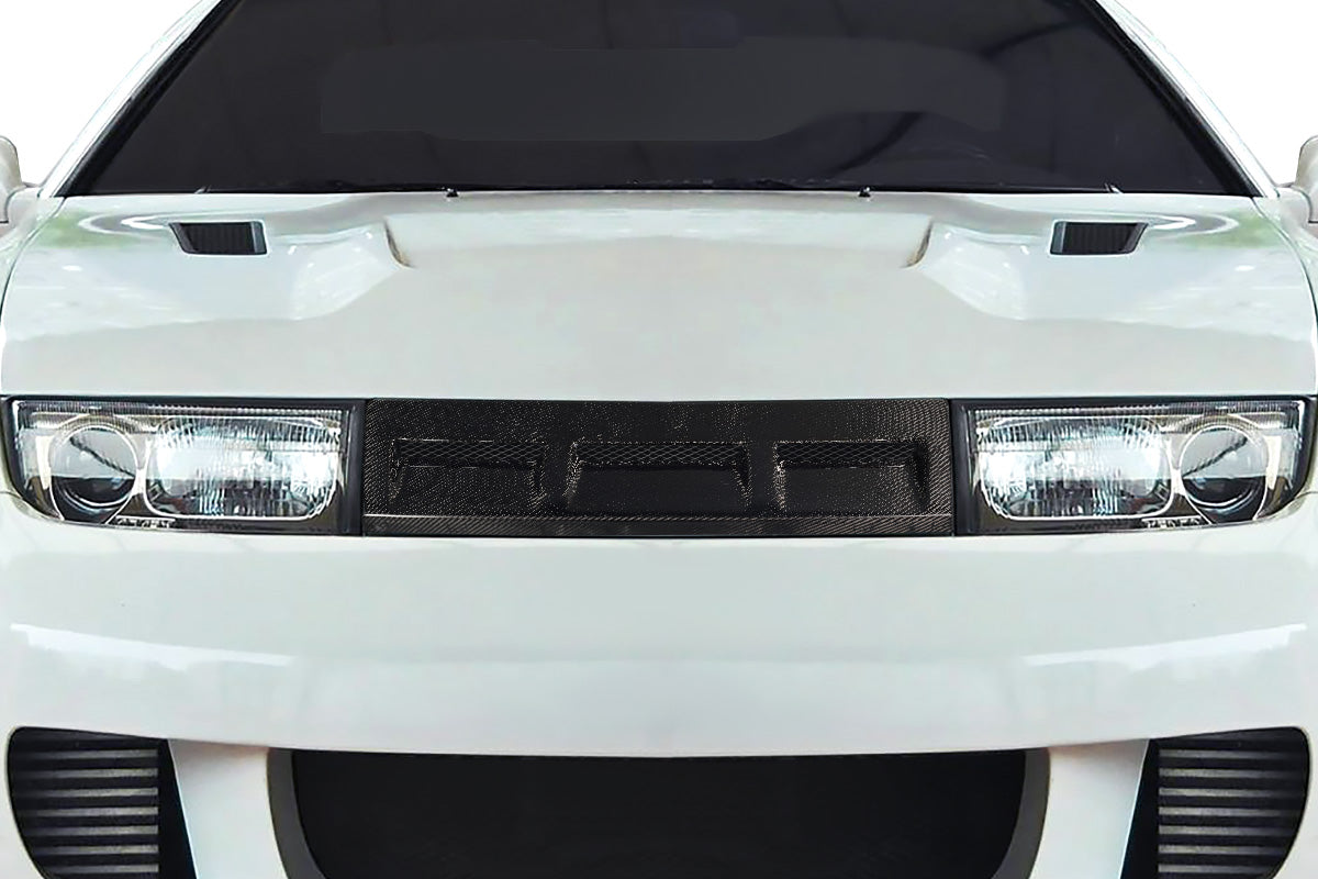 Carbon Creations Turbo T Front Grille Compatible With 1990-1996 Nissan 300ZX - 1 Piece - 118856