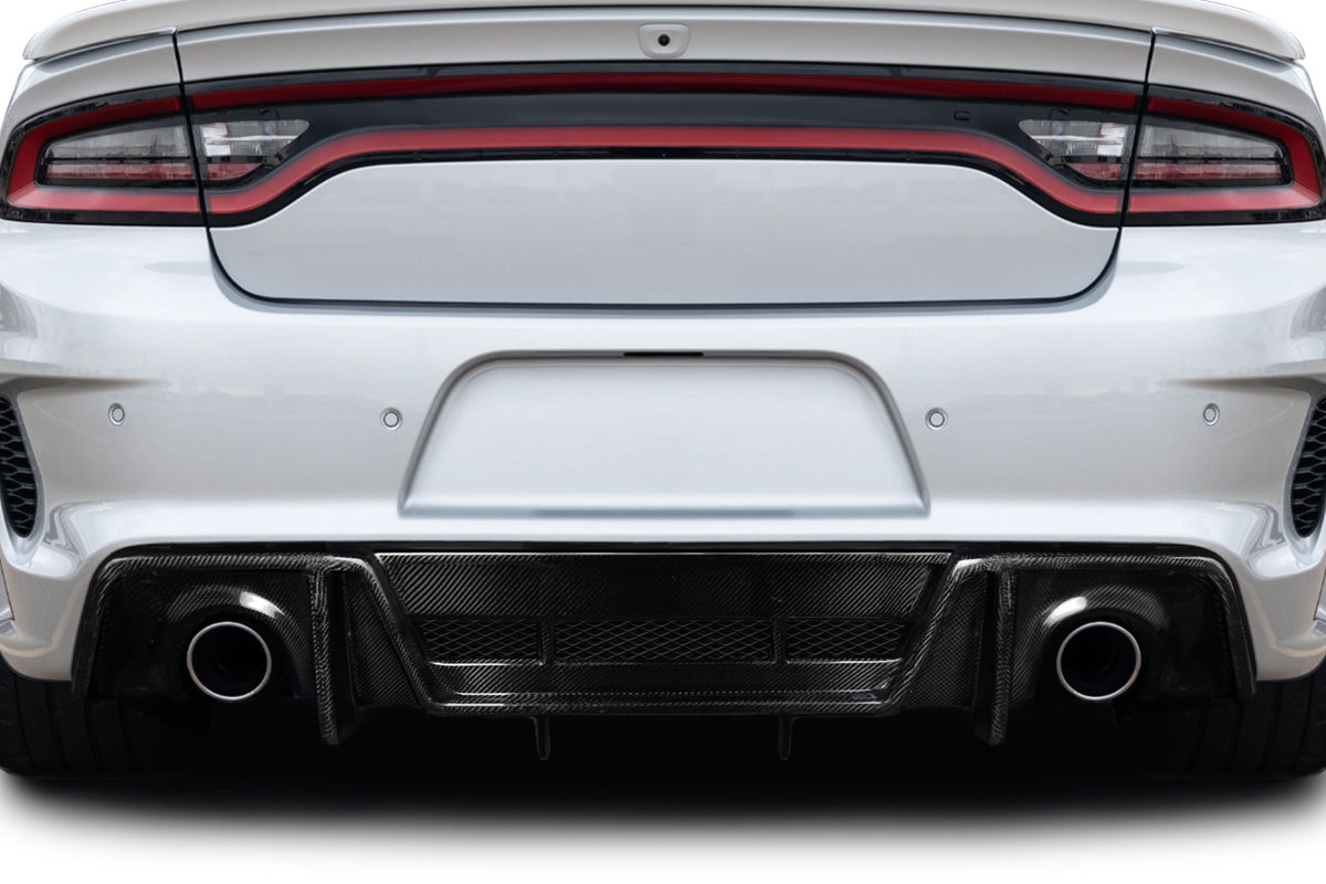 Carbon Creations Redline Rear Lip Compatible With 2020-2022 Dodge Charger - 1 Piece - 118874
