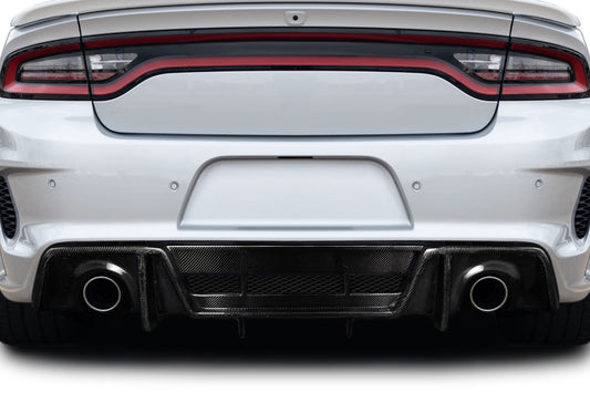 Carbon Creations Redline Rear Lip Compatible With 2020-2022 Dodge Charger - 1 Piece - 118874
