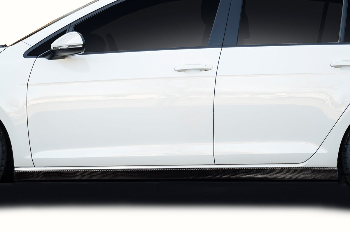 Carbon Creations Silk Sideskirts Compatible With 2015-2021 Volkswagen Golf - 2 Pieces - 118888