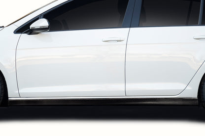 Carbon Creations Silk Sideskirts Compatible With 2015-2021 Volkswagen Golf - 2 Pieces - 118888