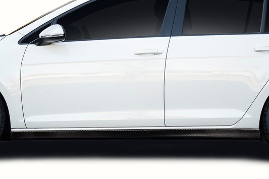 Carbon Creations Silk Sideskirts Compatible With 2015-2021 Volkswagen Golf - 2 Pieces - 118888