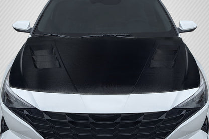 Carbon Creations Kima Hood Compatible With 2021-2023 Hyundai Elantra - 1 Piece - 118923