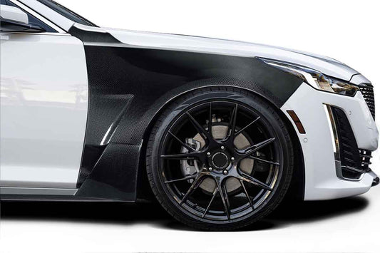 Carbon Creations Impulse Fender Compatible With 2020-2023 Cadillac CT5 - 6 Pieces - 118993
