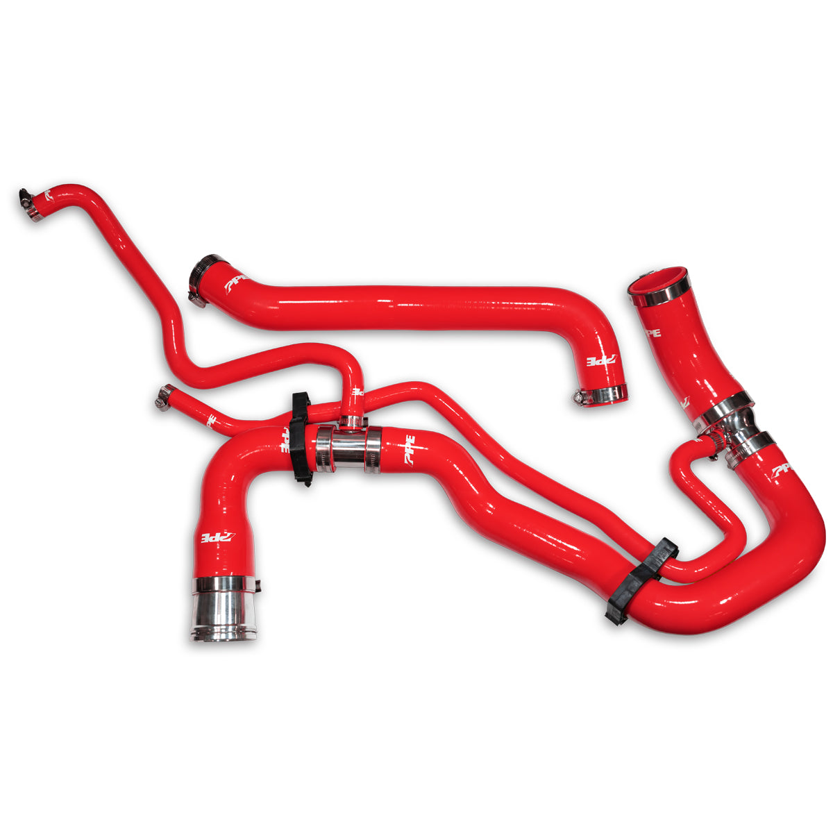 2011-2016 GM 6.6L Duramax Performance Silicone Upper and Lower Coolant Hose Kit ppepower