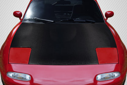 Carbon Creations OEM Look Hood Compatible With 1990-1997 Mazda Miata - 1 Piece - 119044