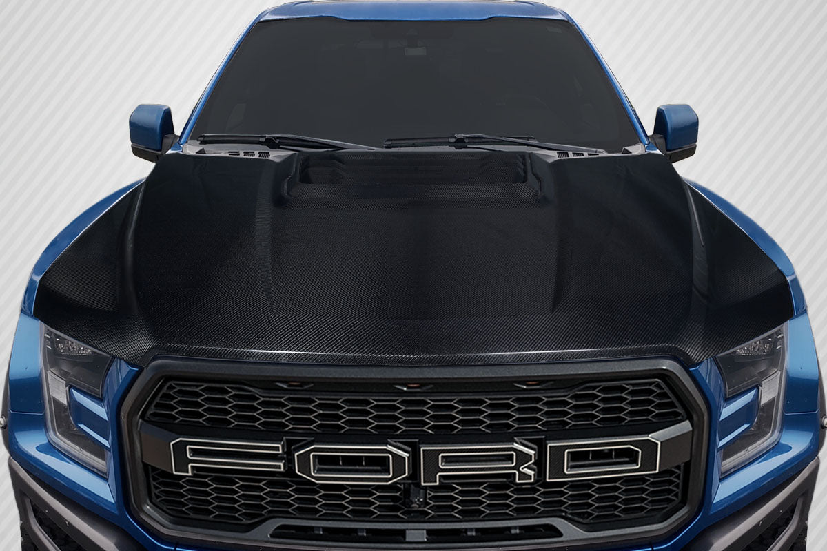 Carbon Creations OEM Look Hood Compatible With 2017-2020 Ford Raptor - 1 Piece - 119045
