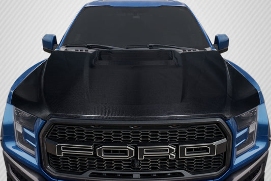 Carbon Creations OEM Look Hood Compatible With 2017-2020 Ford Raptor - 1 Piece - 119045