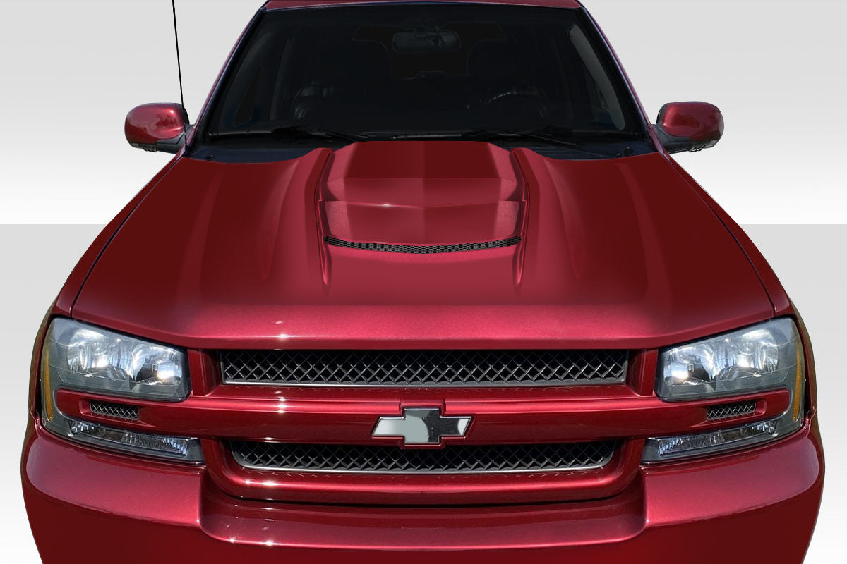 Duraflex Replacement For 2002-2008 Chevrolet Trailblazer ZR1 V2 Look Hood - 1 Piece - 119054