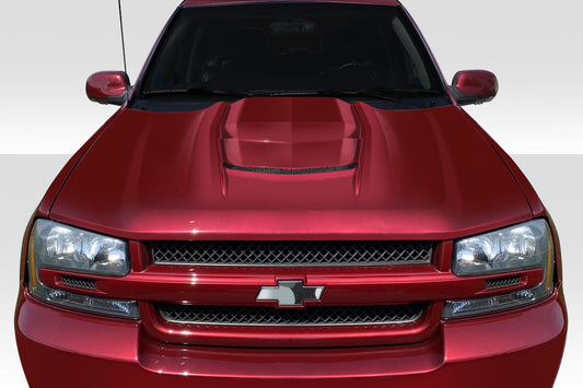 Duraflex Replacement For 2002-2008 Chevrolet Trailblazer ZR1 V2 Look Hood - 1 Piece - 119054