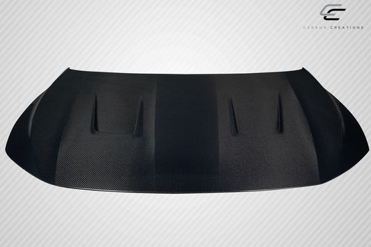 Carbon Creations Replacement for 2019-2024 Volkswagen Jetta Stinger Hood - 1 Piece - 119059