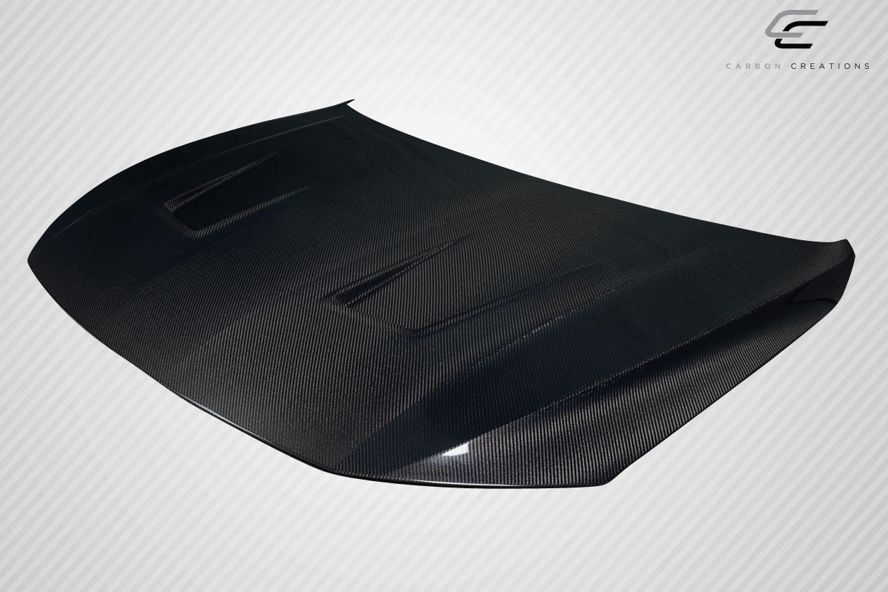 Carbon Creations Replacement for 2019-2024 Volkswagen Jetta Stinger Hood - 1 Piece - 119059