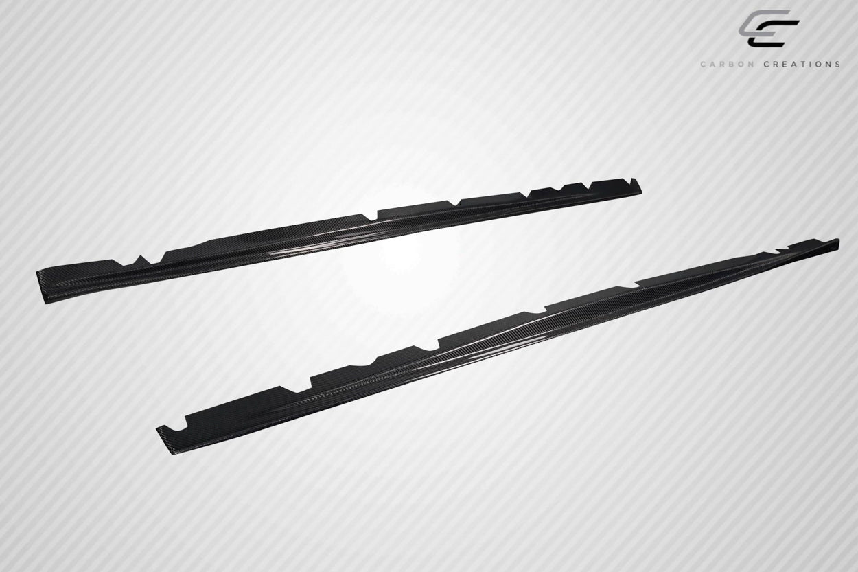 Carbon Creations Wallen Side Skirt Rocker Panel Splitters Compatible WIth 1992-1998 BMW M3 E36  - 2 Pieces - 119070